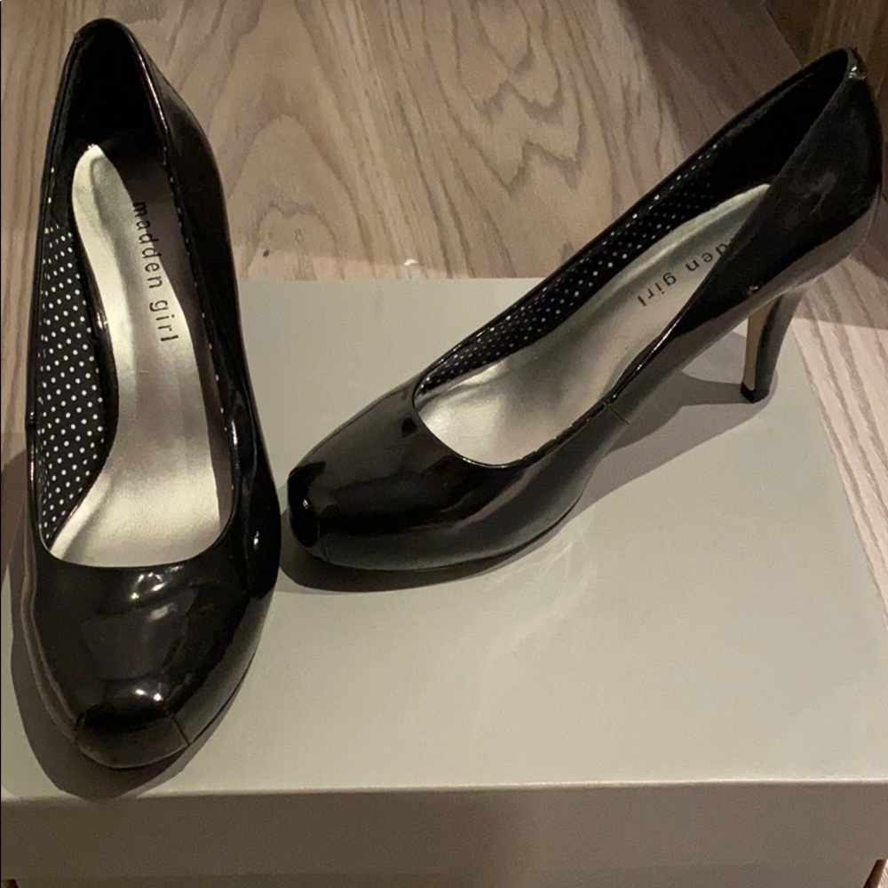 Black Madden Girl Heels